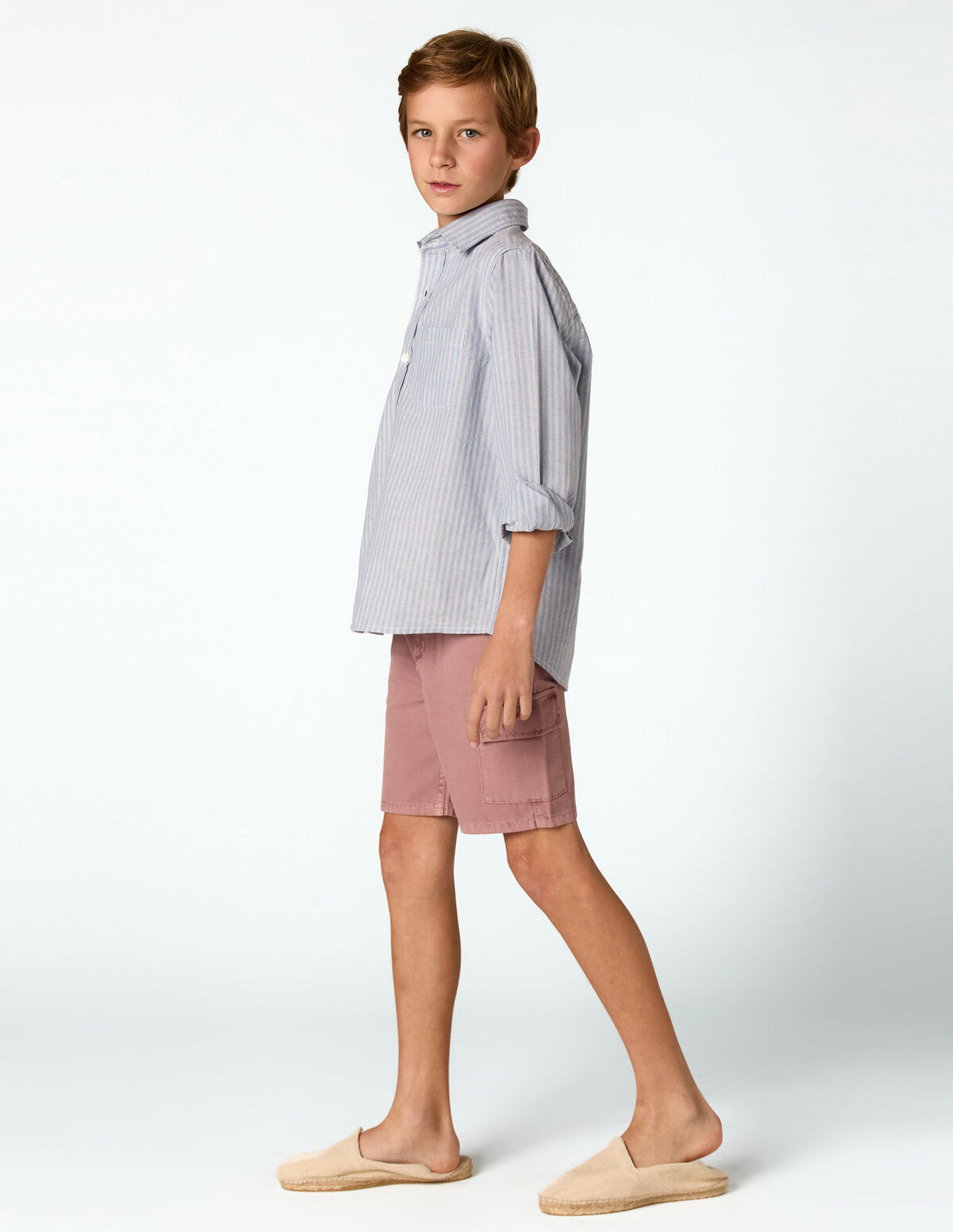 ANILINE BLUE STRIPED SHIRT