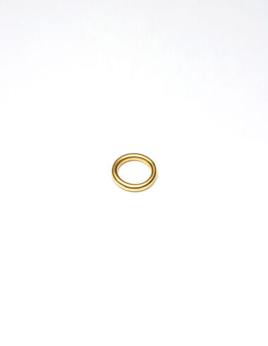 Double Trouble medium gold ring - Golden Collection - Nícoli