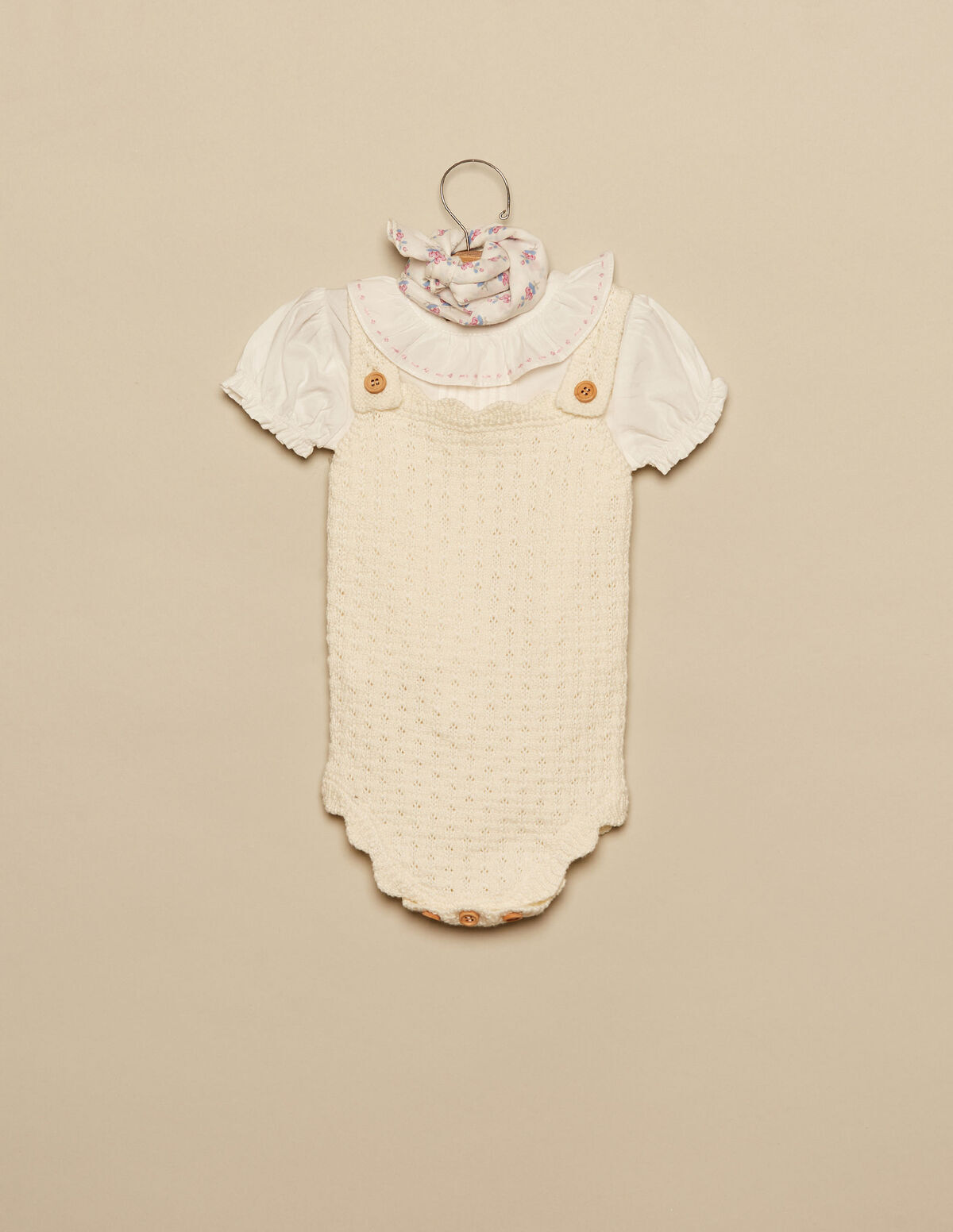 CHEMISE SURPIQÛRES BLEUE