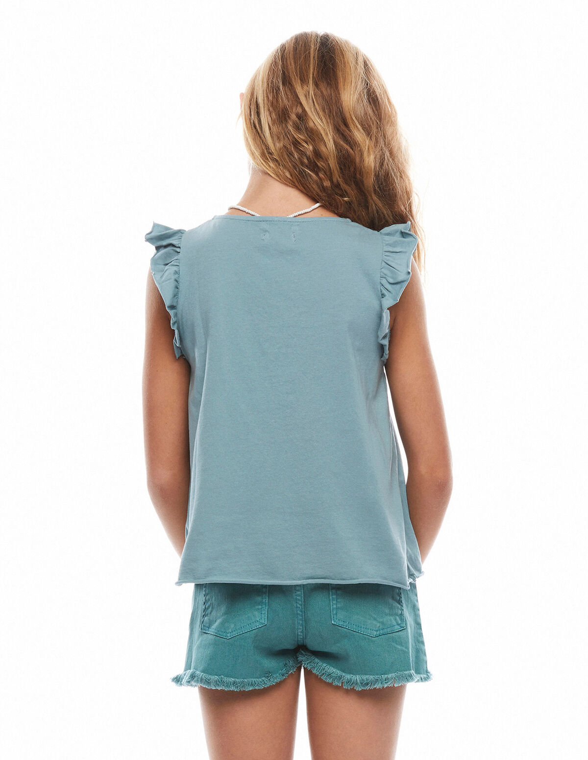 Camiseta corte volante