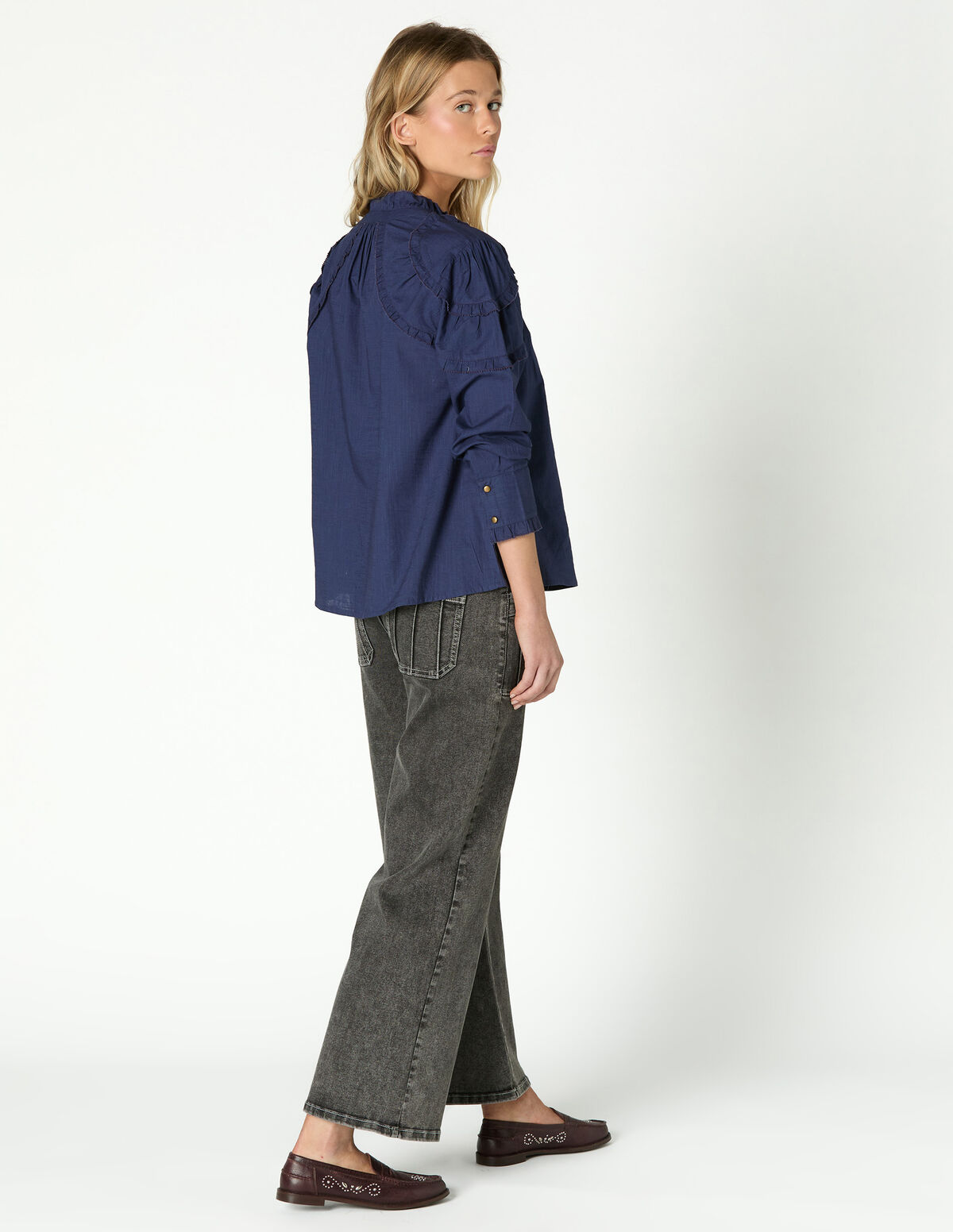 GREY POCKET TROUSERS