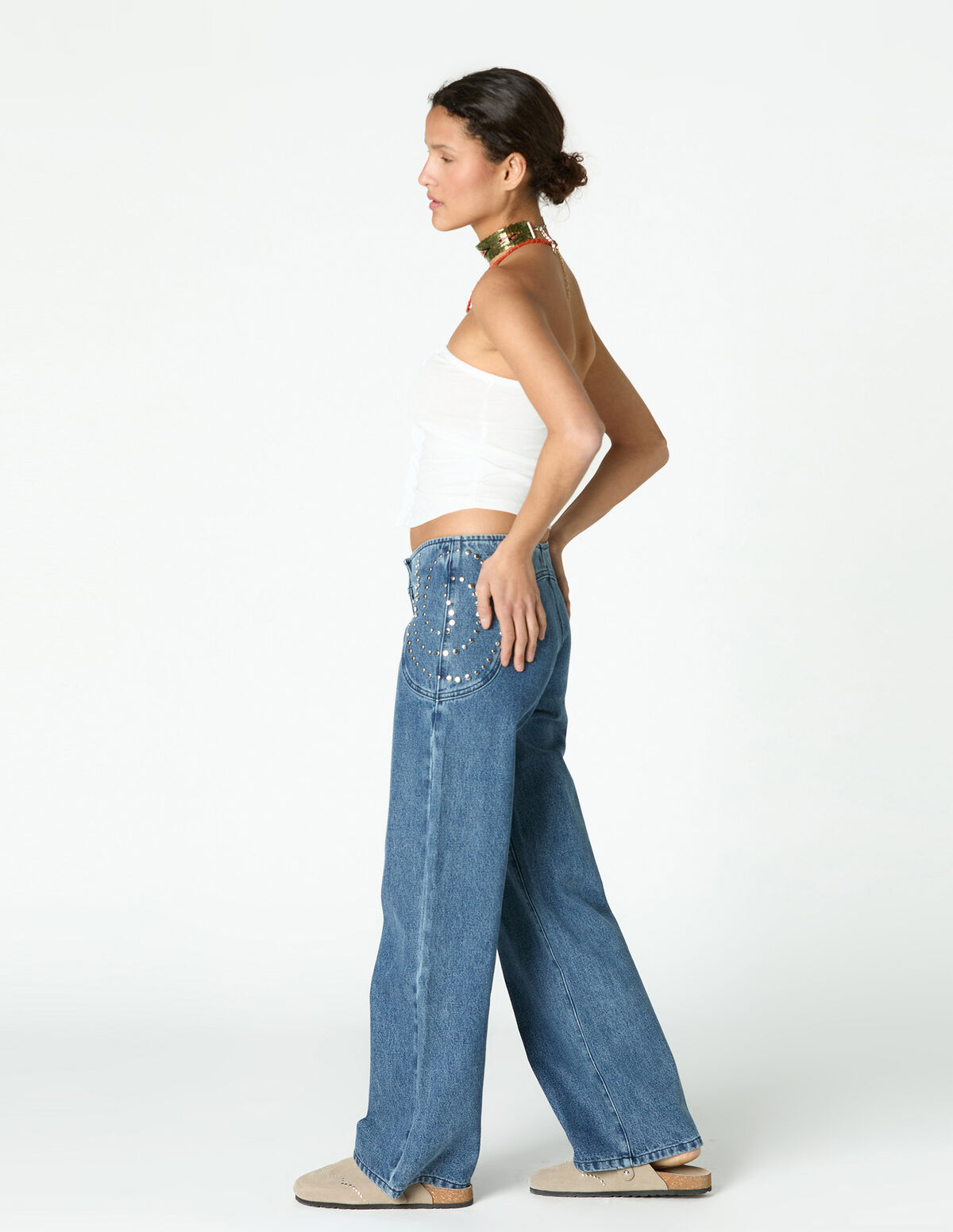 JEANS PAISLEY ANTRACITE 