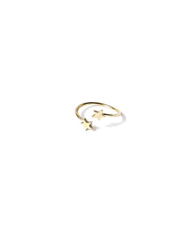 Thin gold star ring - Rings - Nícoli