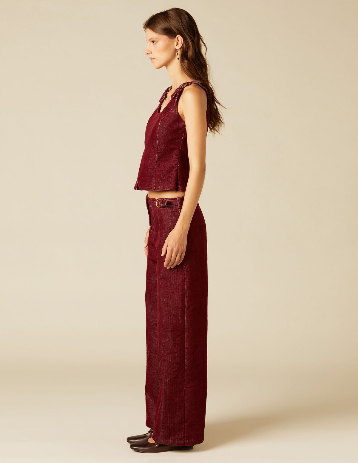 BROWN CORDUROY TROUSERS 