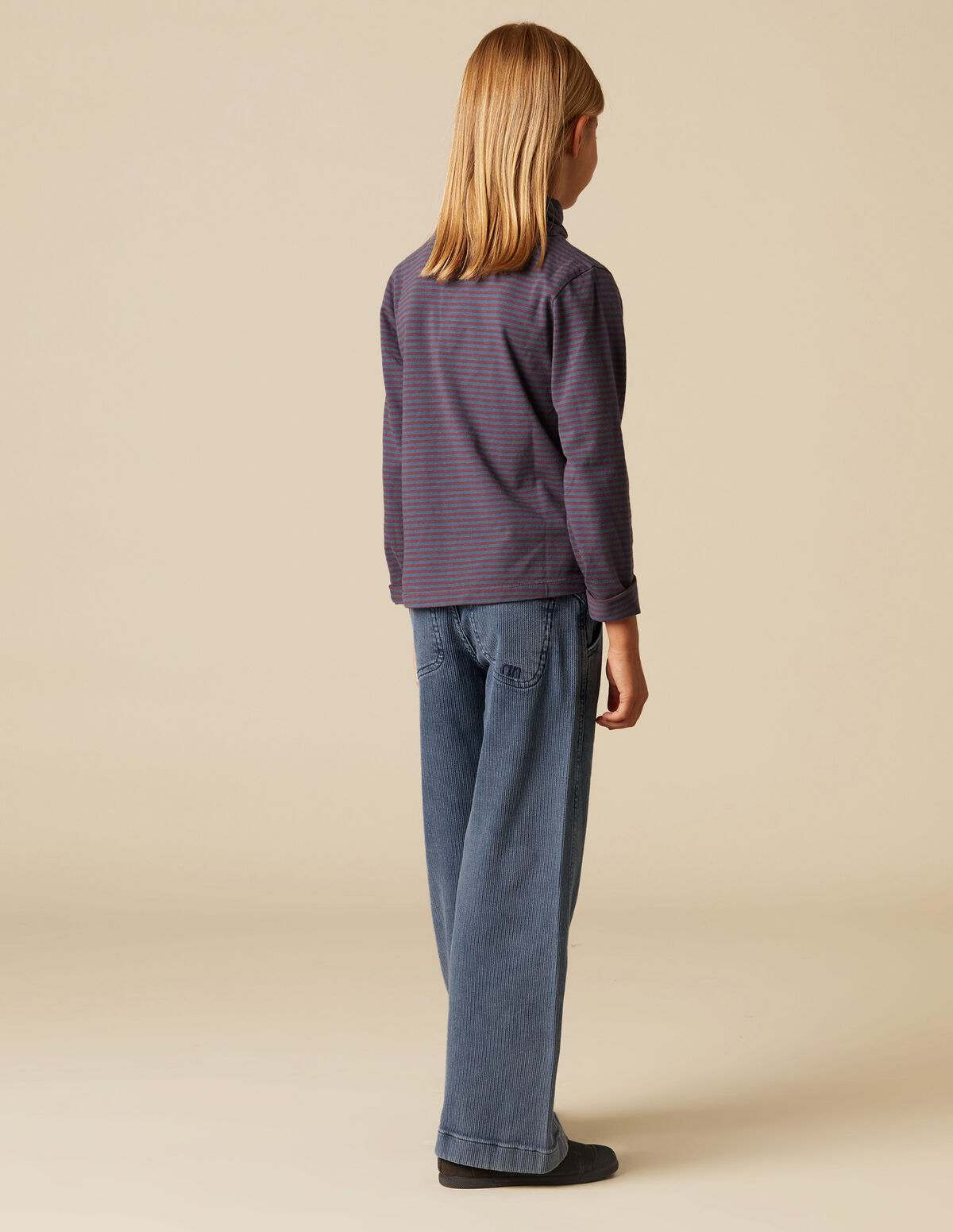 DENIM CORDUROY TROUSERS