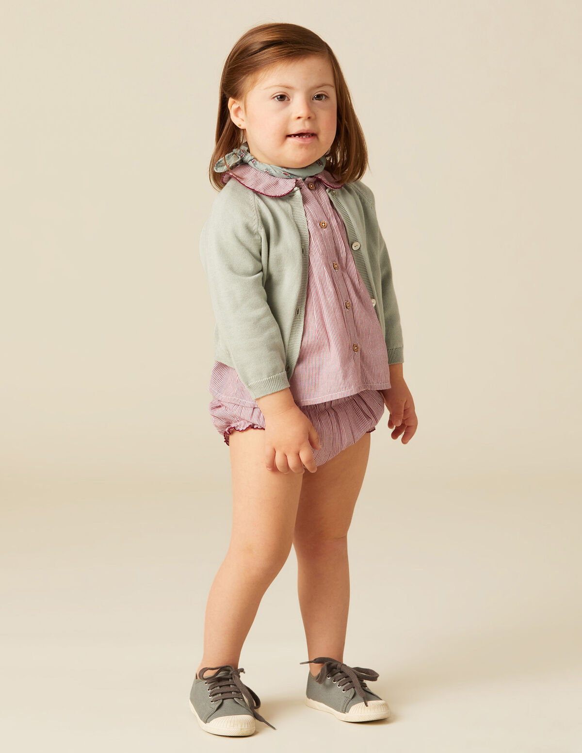 VESTE BÉBÉ BOUTONS BLEU ÉLECTRIQUE