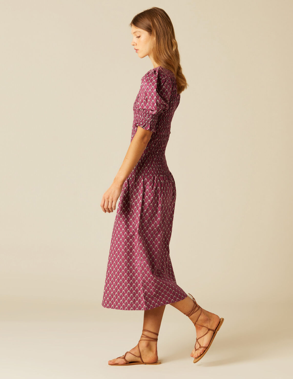 VESTIDO BUTI HOJA MORA