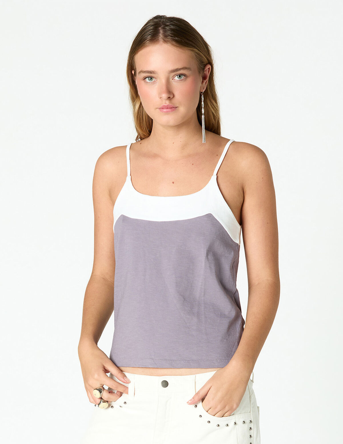 IRON GREY COLORBLOCK T-SHIRT