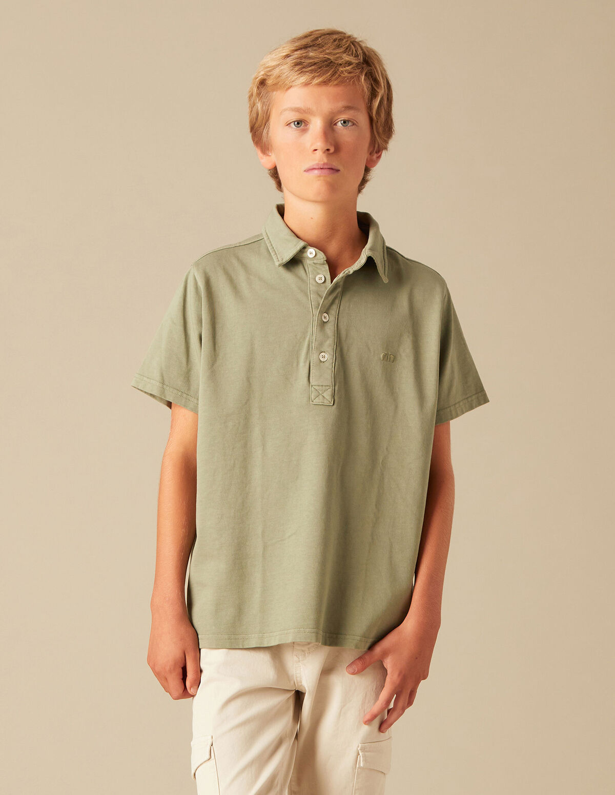 STRAWBERRY SHORT-SLEEVED POLO SHIRT