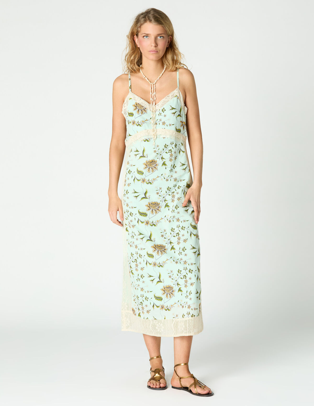 VESTIDO PRINT INDIAN CAPPUCCINO