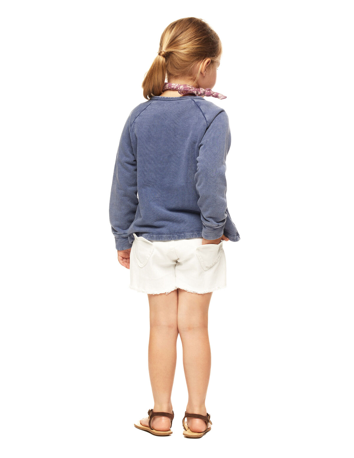 BLUE SWEATSHIRT BUTTONS