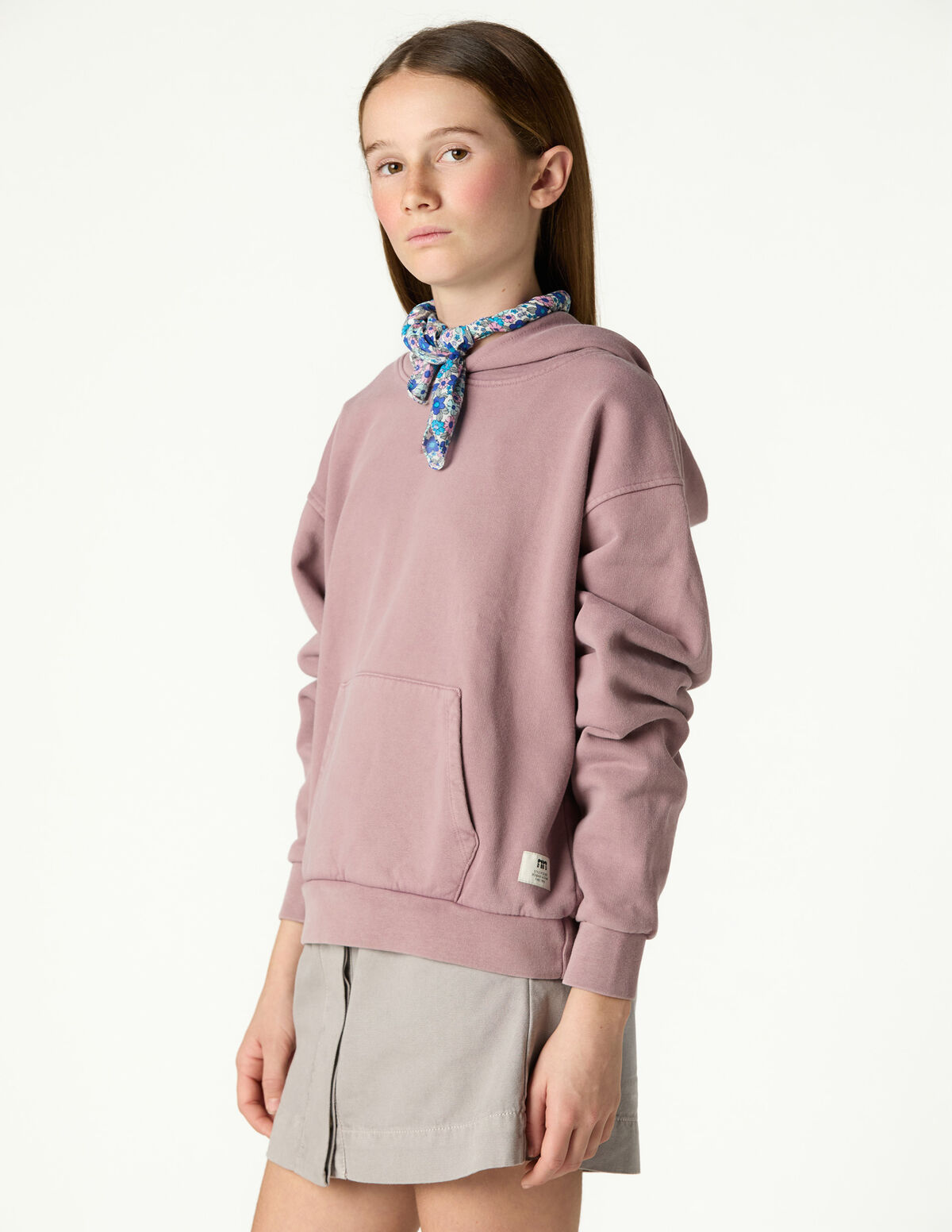 IRON GREY RUFFLE SKIRT