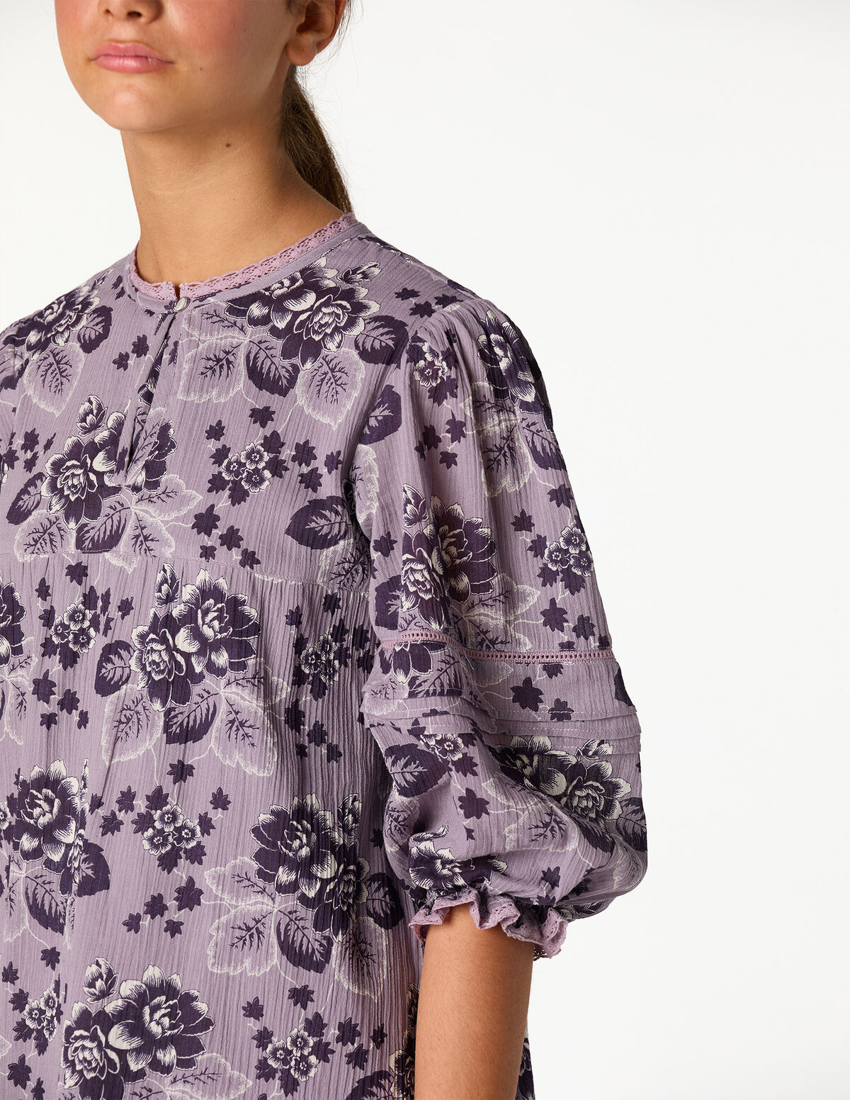 VINTAGE OVERCAST PRINT DRESS