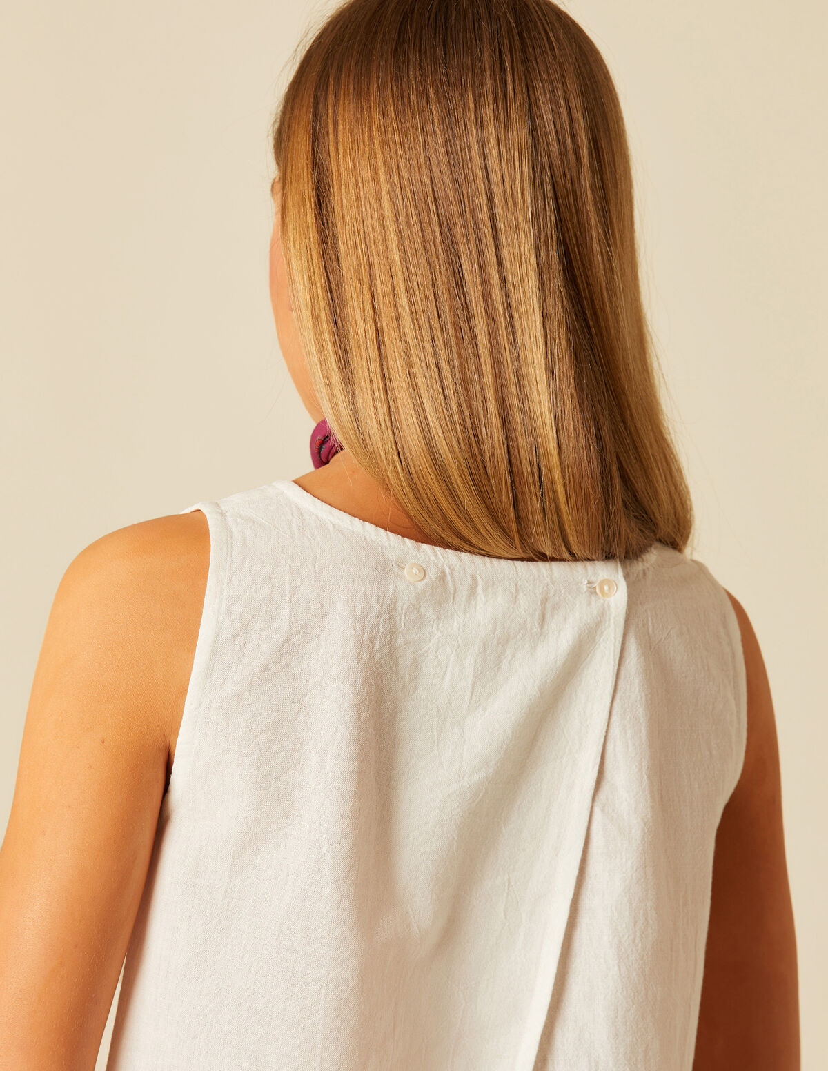 CAMISA ESPALDA CRUZADA BLANCA