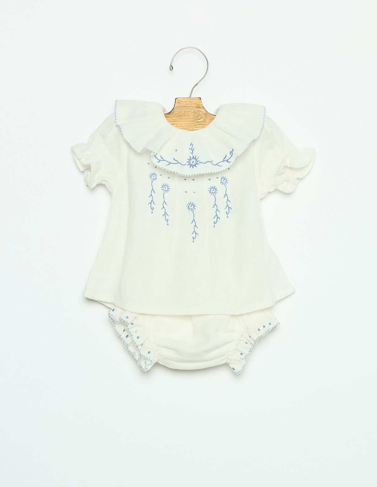 CAMISA BORDADOS FLOR 