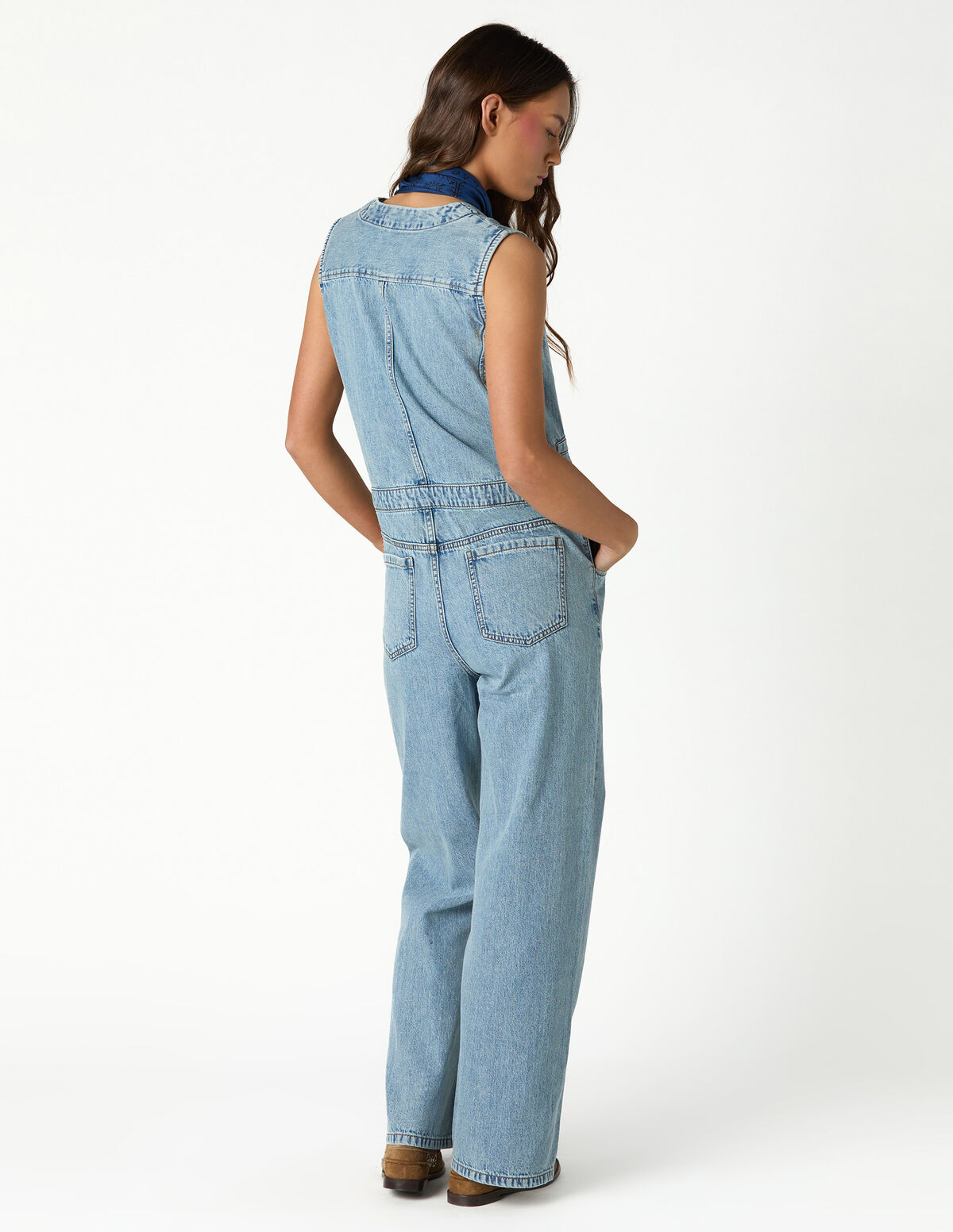 MACAC&Atilde;O DENIM AZUL