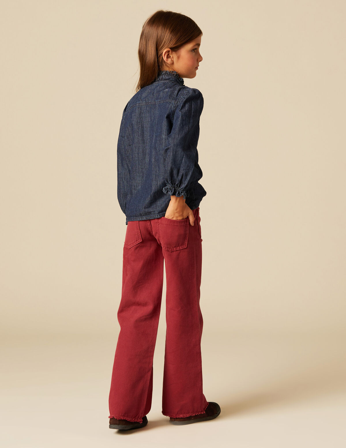 PANTALON POCHE INDIAN RED