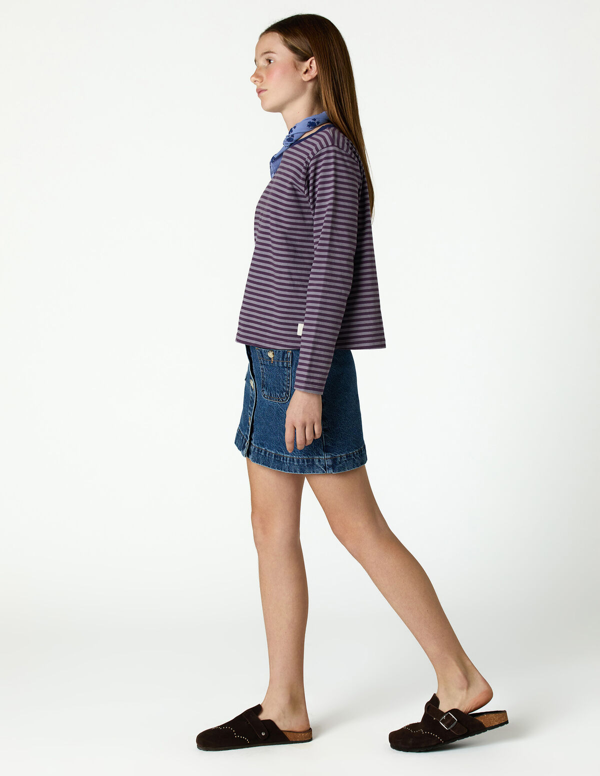 SAIA DENIM AZUL BOT&Otilde;ES