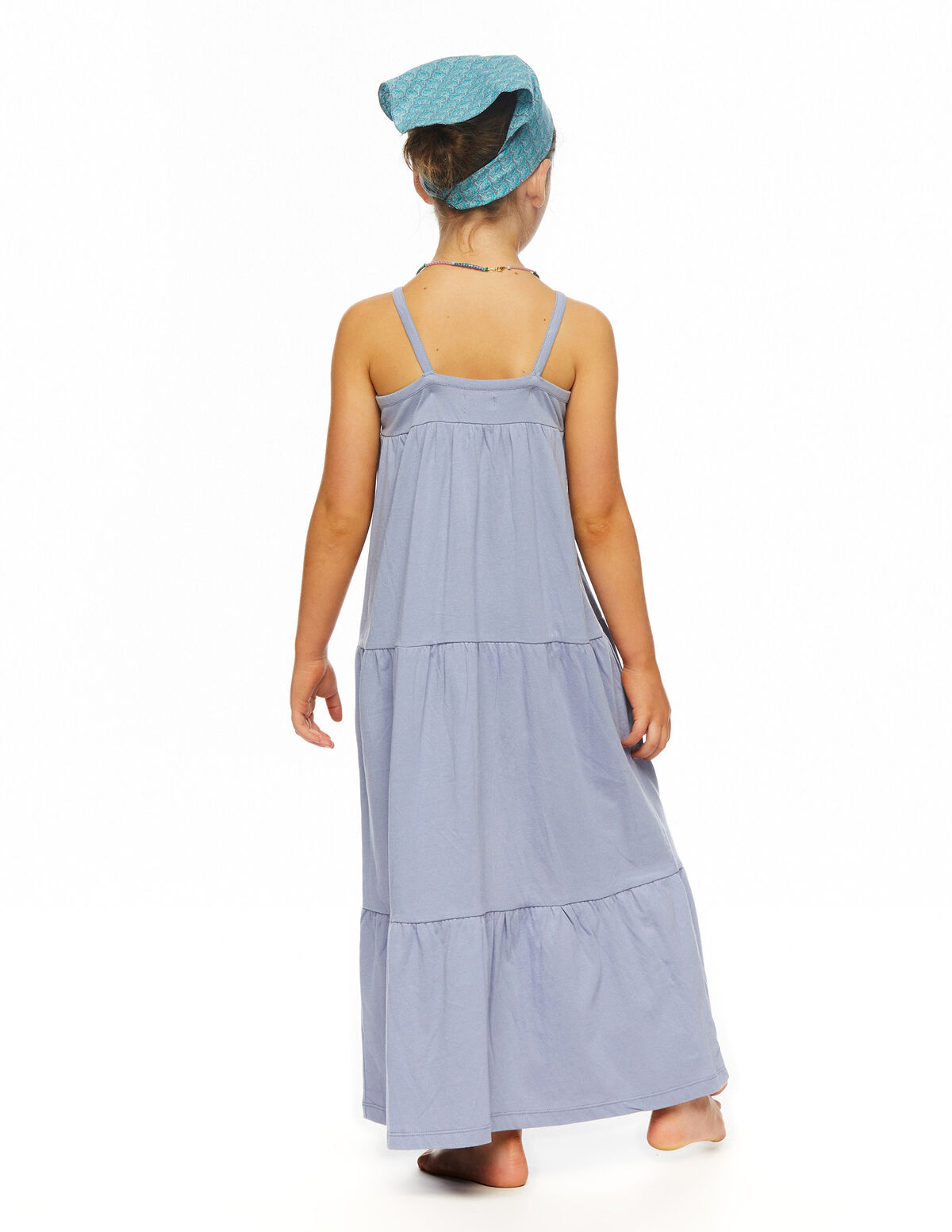 Vestido largo azul