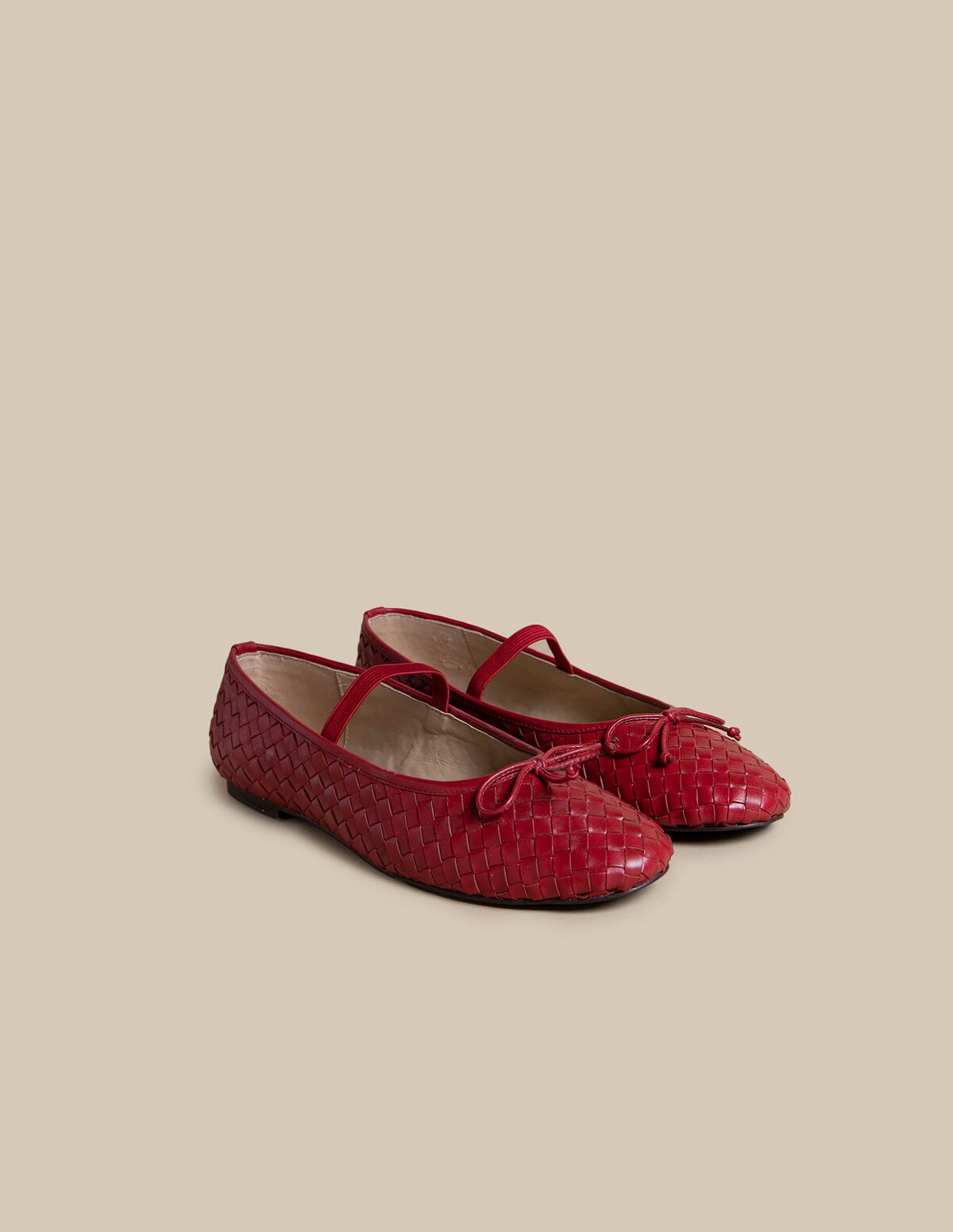 CHERRY BRAIDED BALLERINA