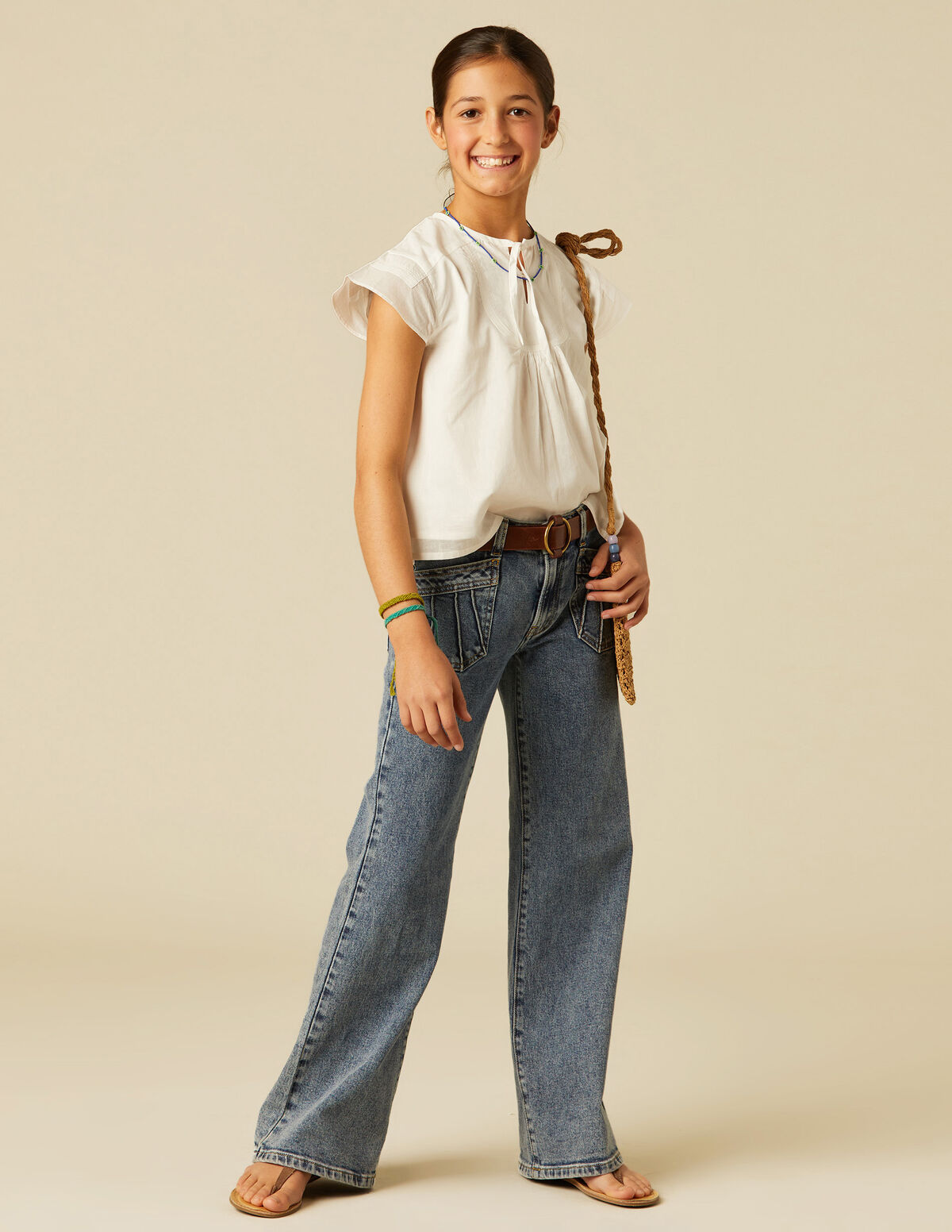 CAMISA LAZO BLANCA