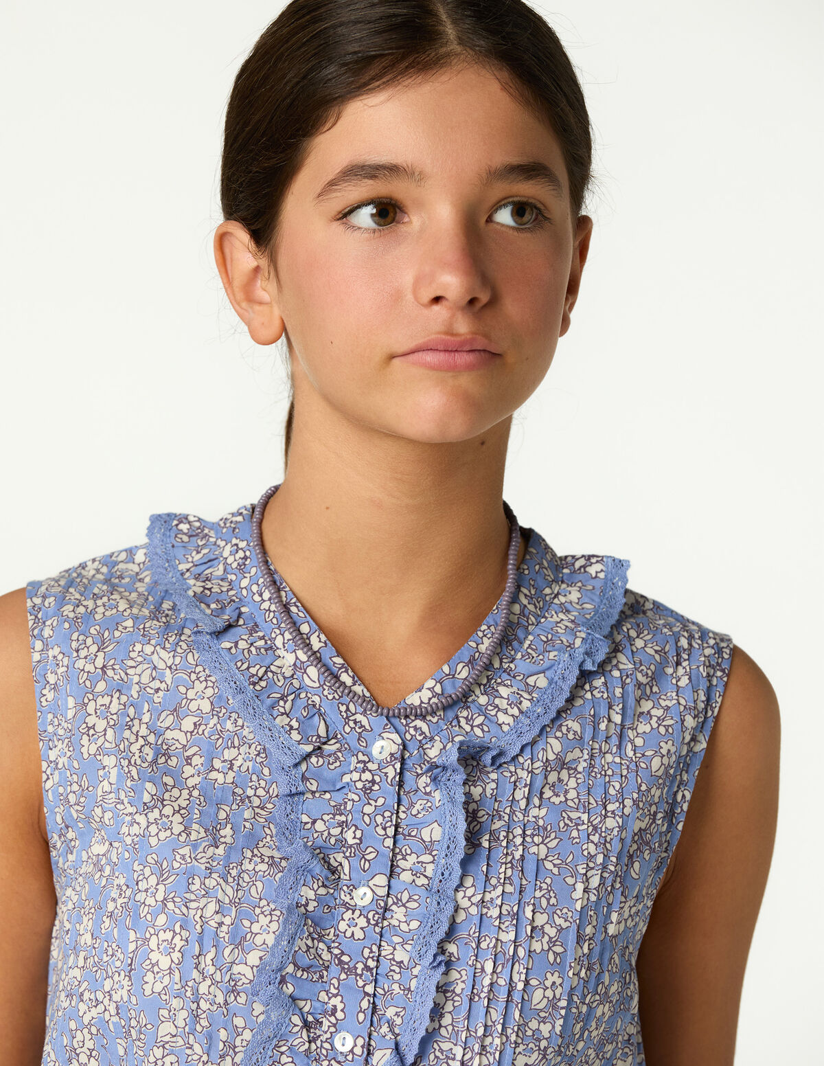 TOP FOLHO BLOOM BLUE