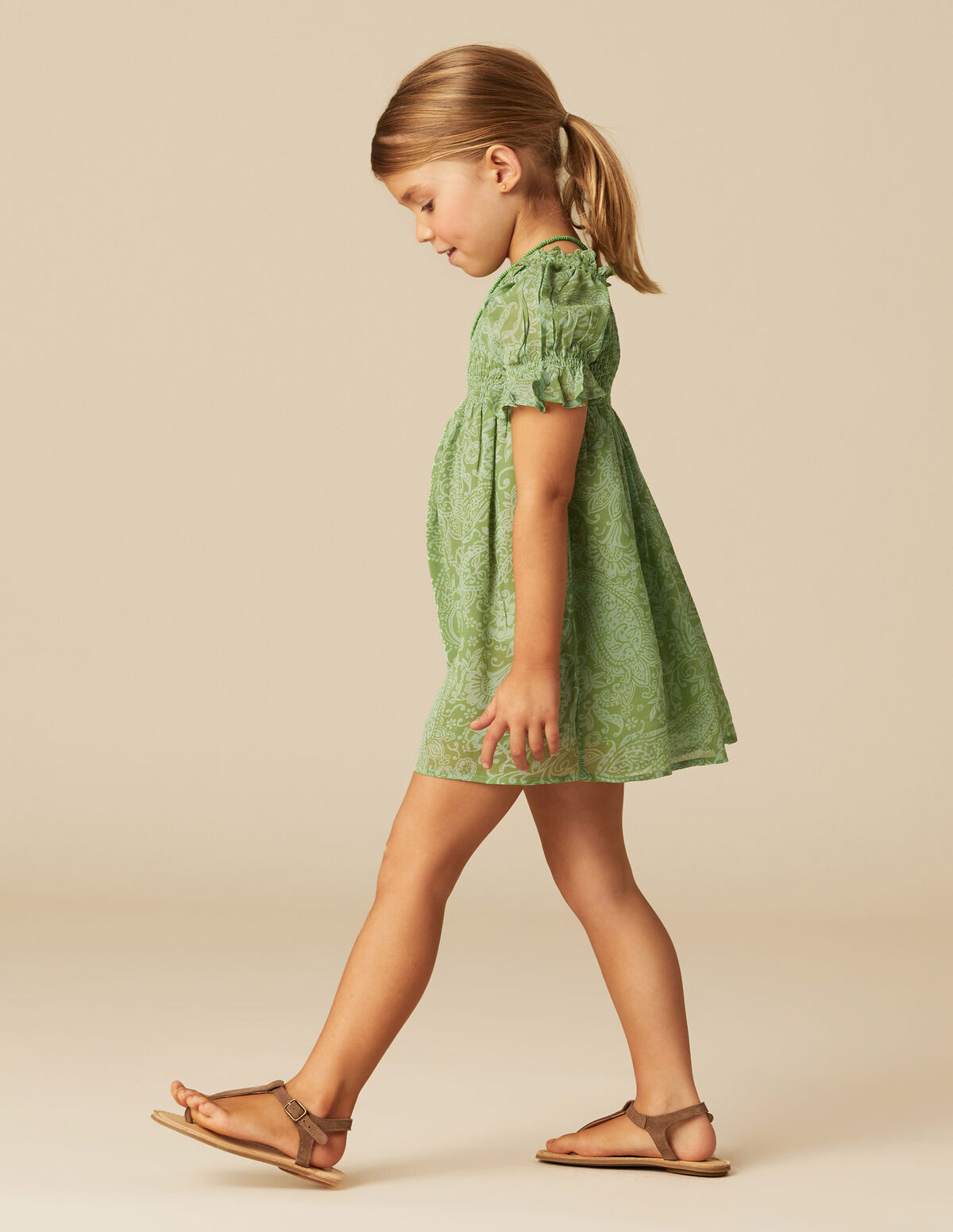 VESTIDO PRINT AMEBAS VERDE