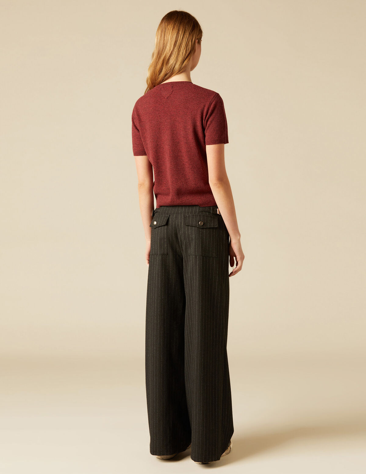 BLUE STRIPED TROUSERS 