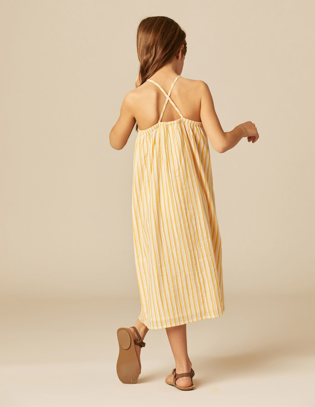 VESTIDO RAYAS AMARILLAS