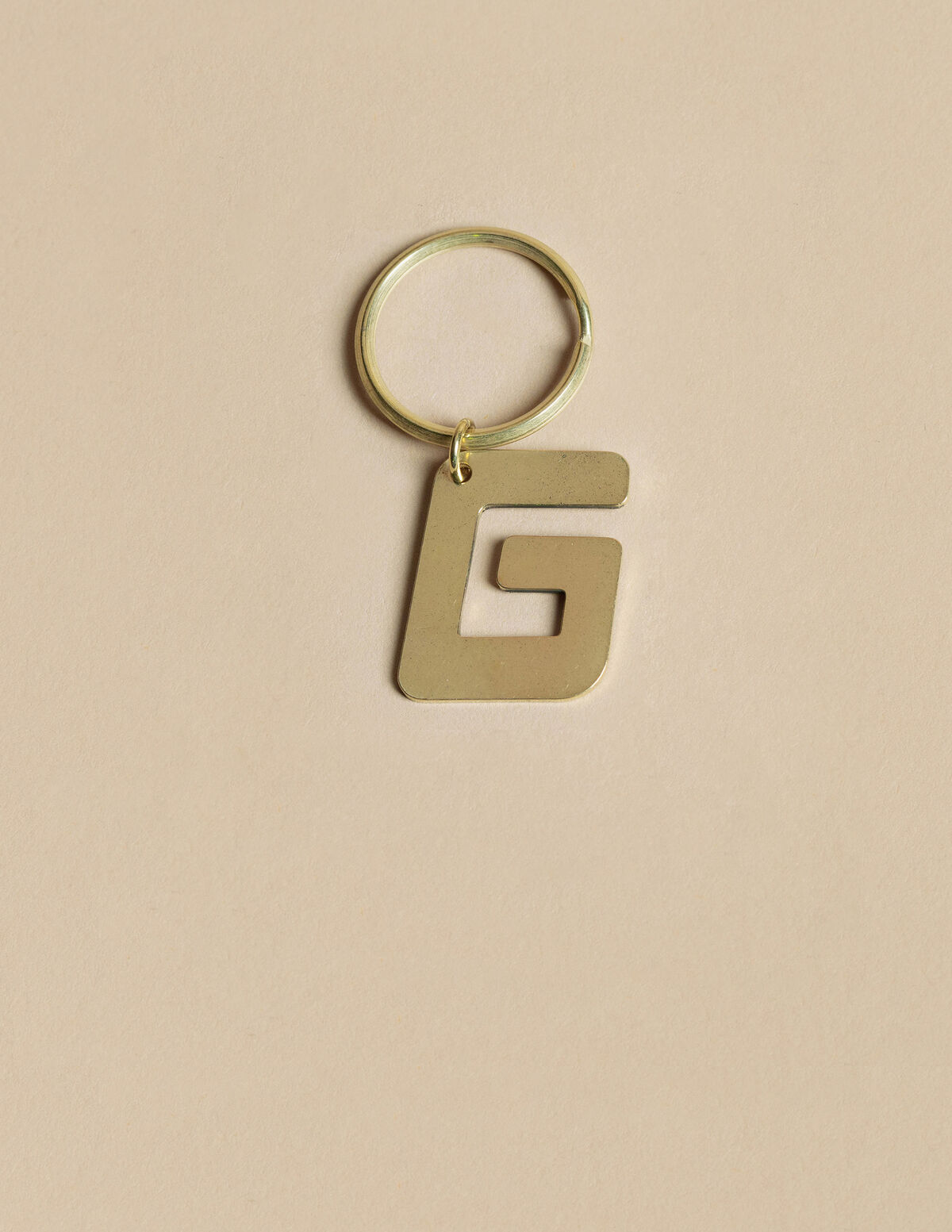 PORTE-CLÉS « G » DORÉ