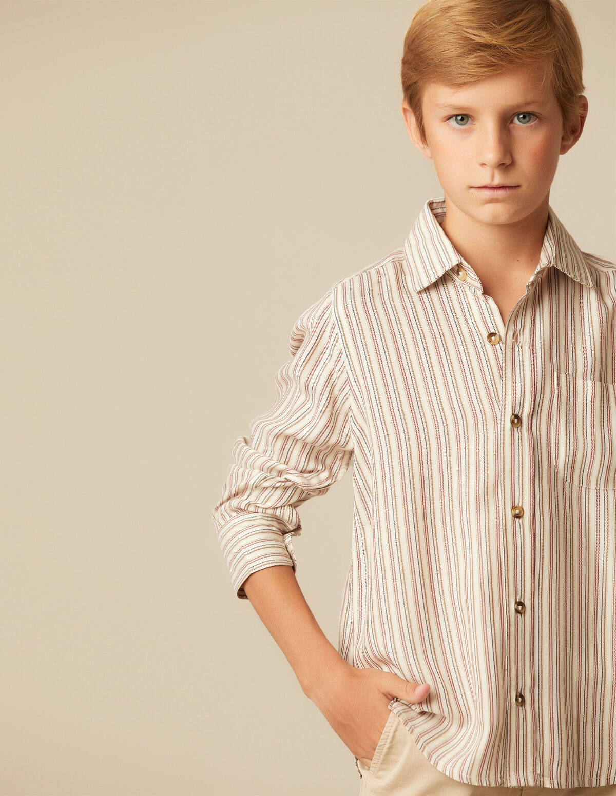 CAMISA RISCA AZUL MOSTARDA