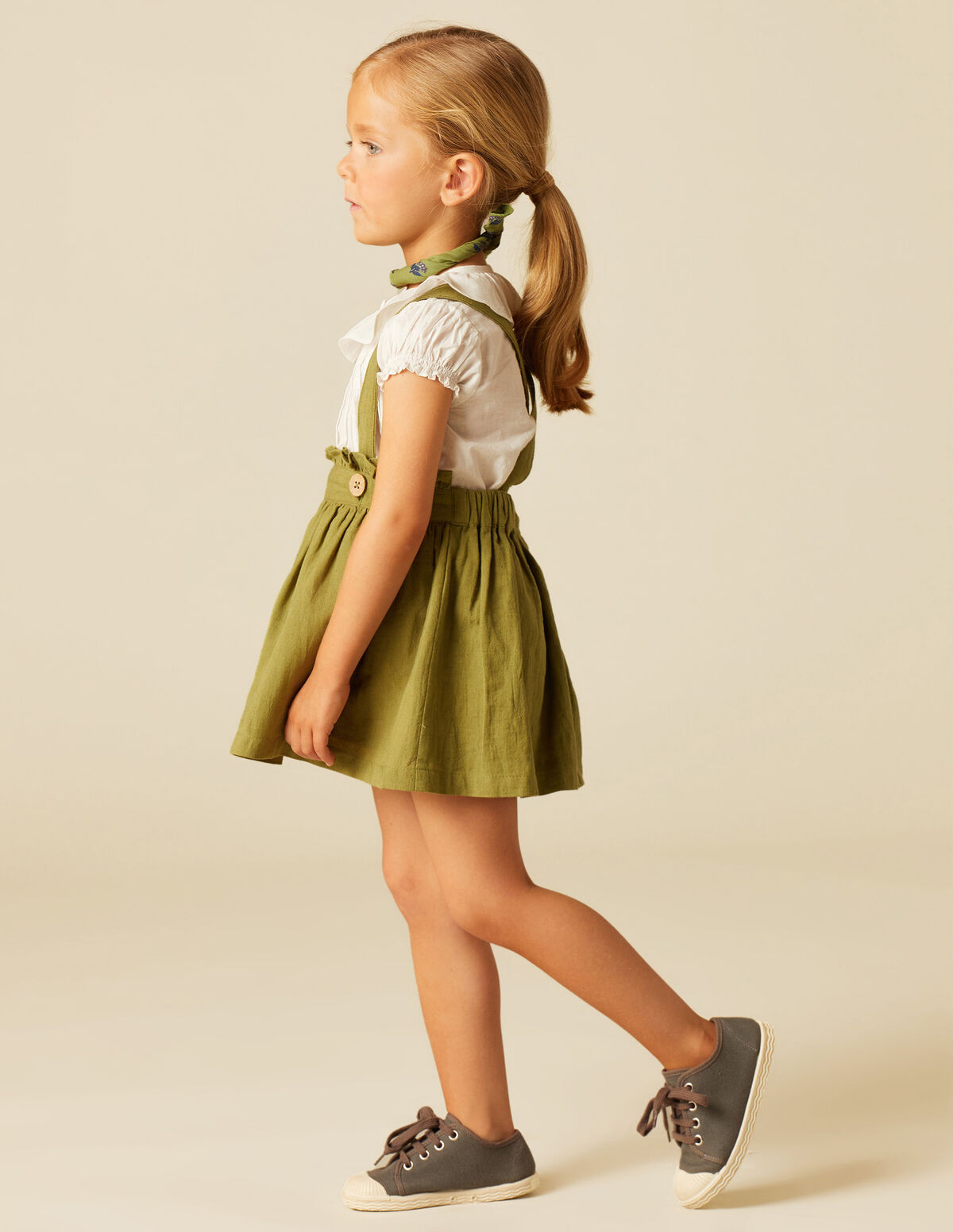 FALDA TIRANTES VERDE