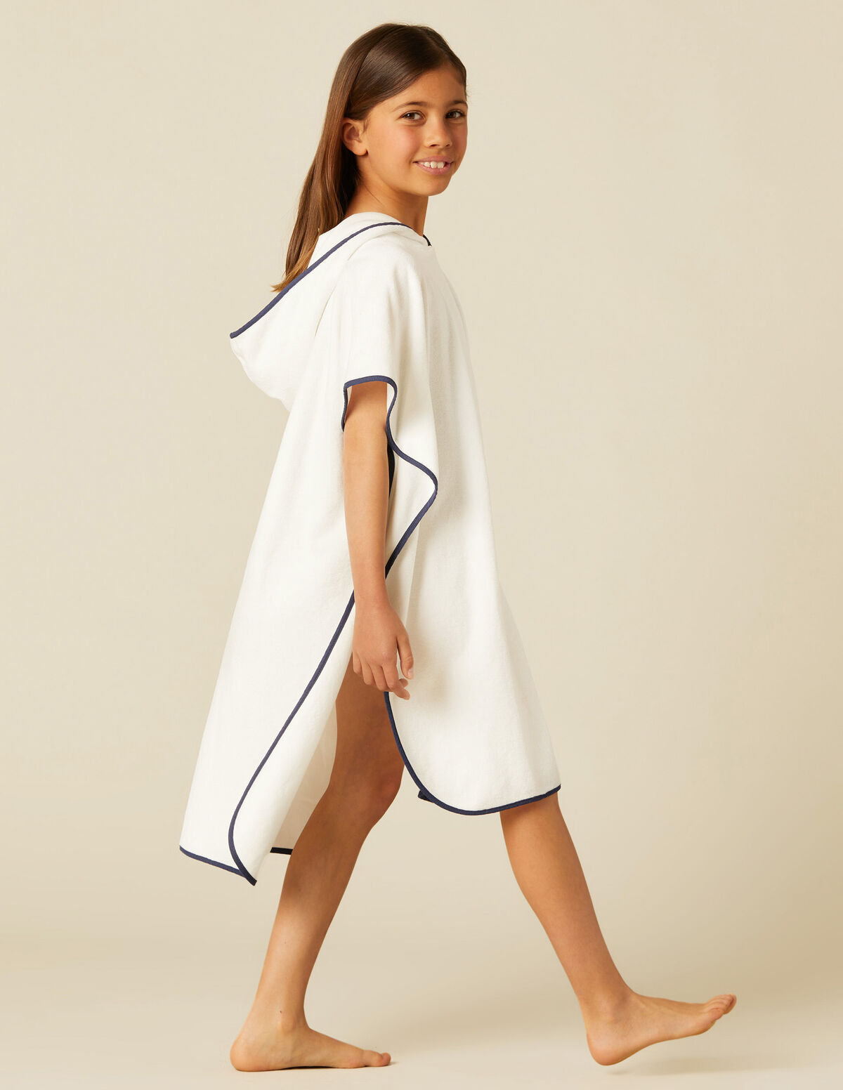 PONCHO SERVIETTE BLEU