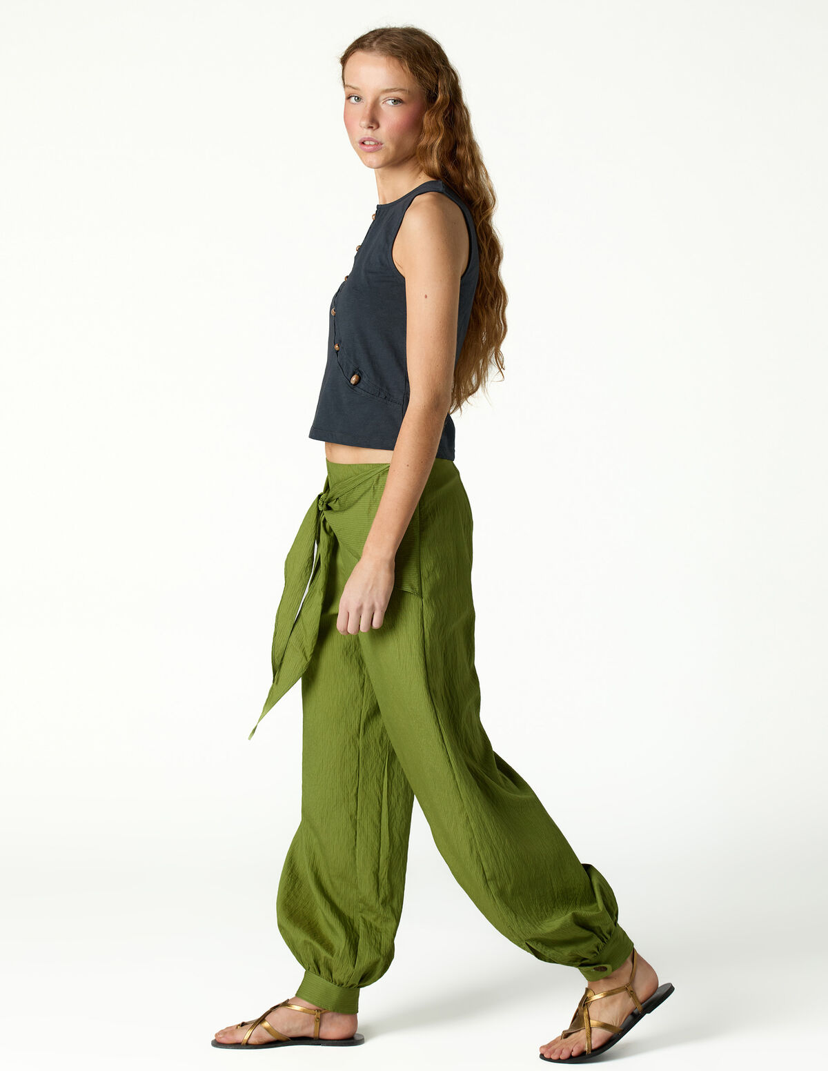 T-SHIRT ANTRACITE CUT OUT