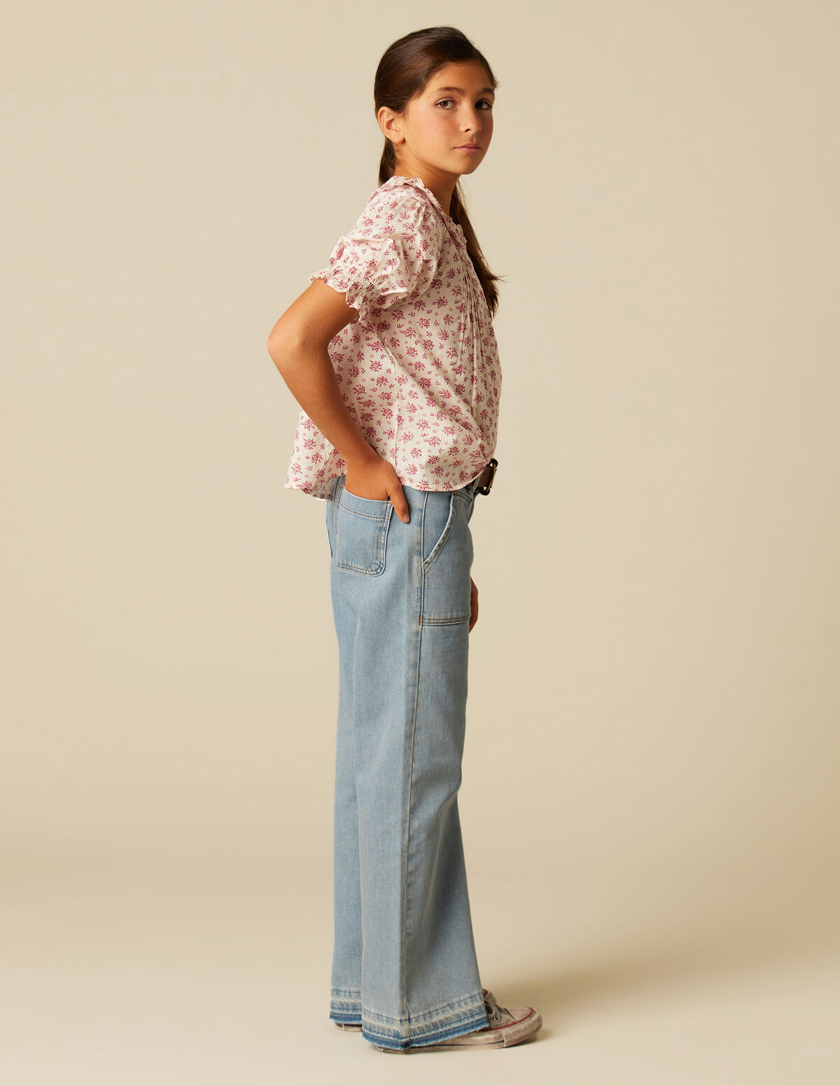 CAMISA FLORES AZUL