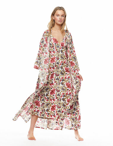 Strawberry floral print dressing gown - View all > - Nícoli