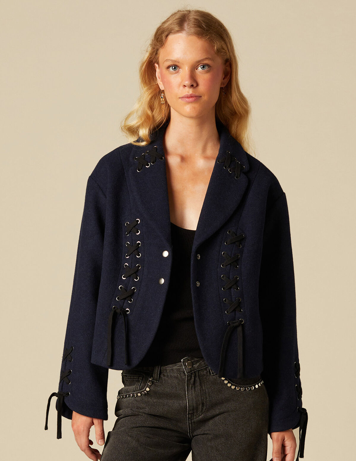 BLUE CORDS BLAZER