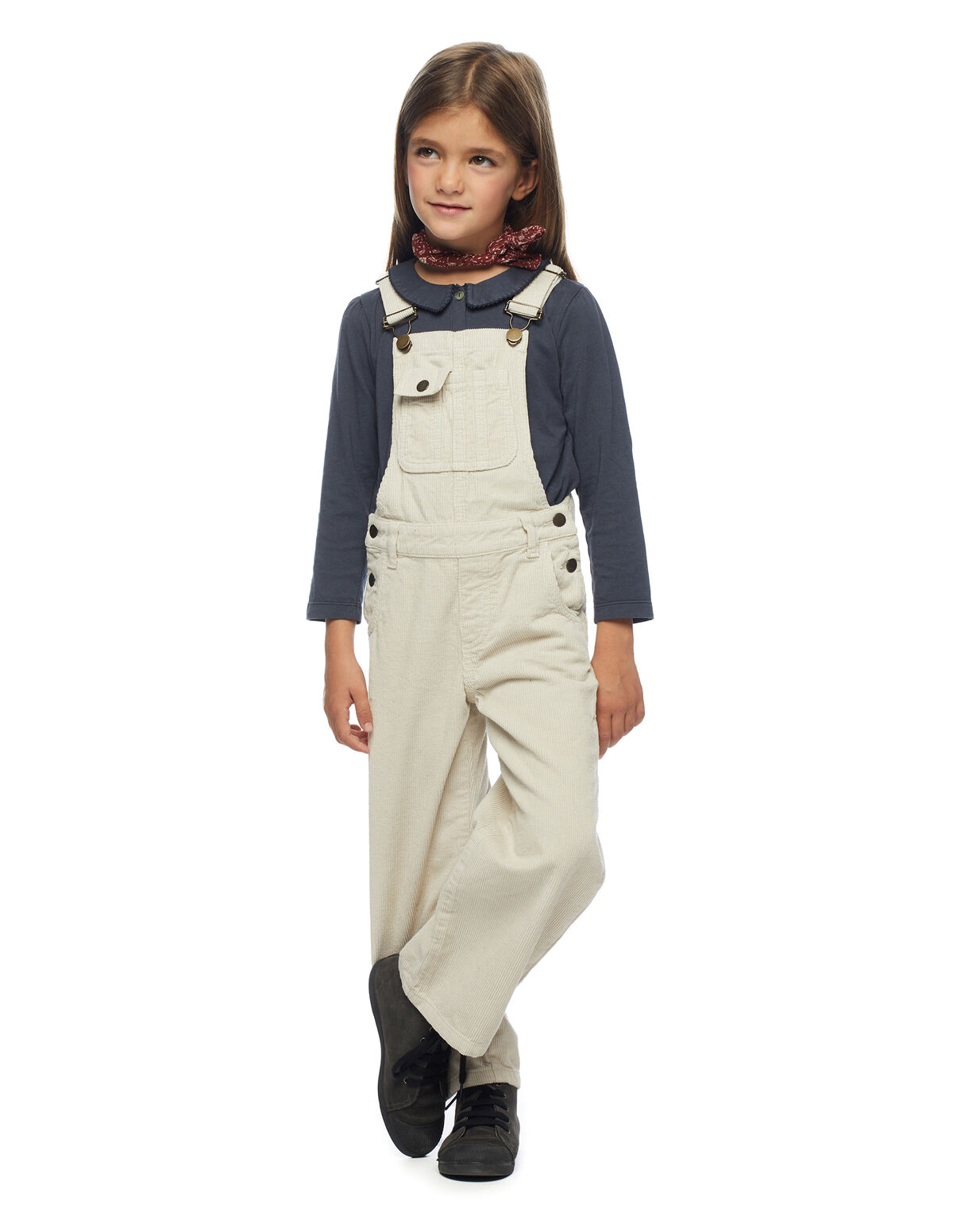 SAND CORDUROY DUNGAREES