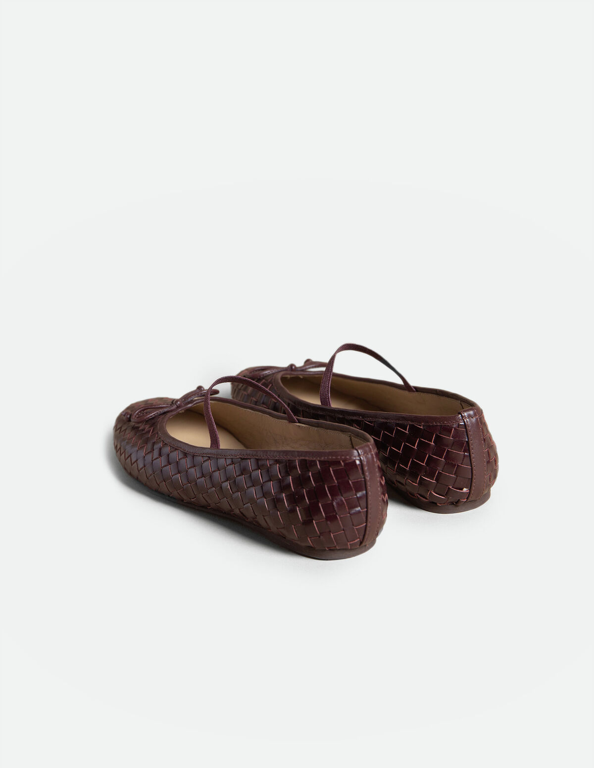 BALLERINES TRESS&Eacute;ES CERISE