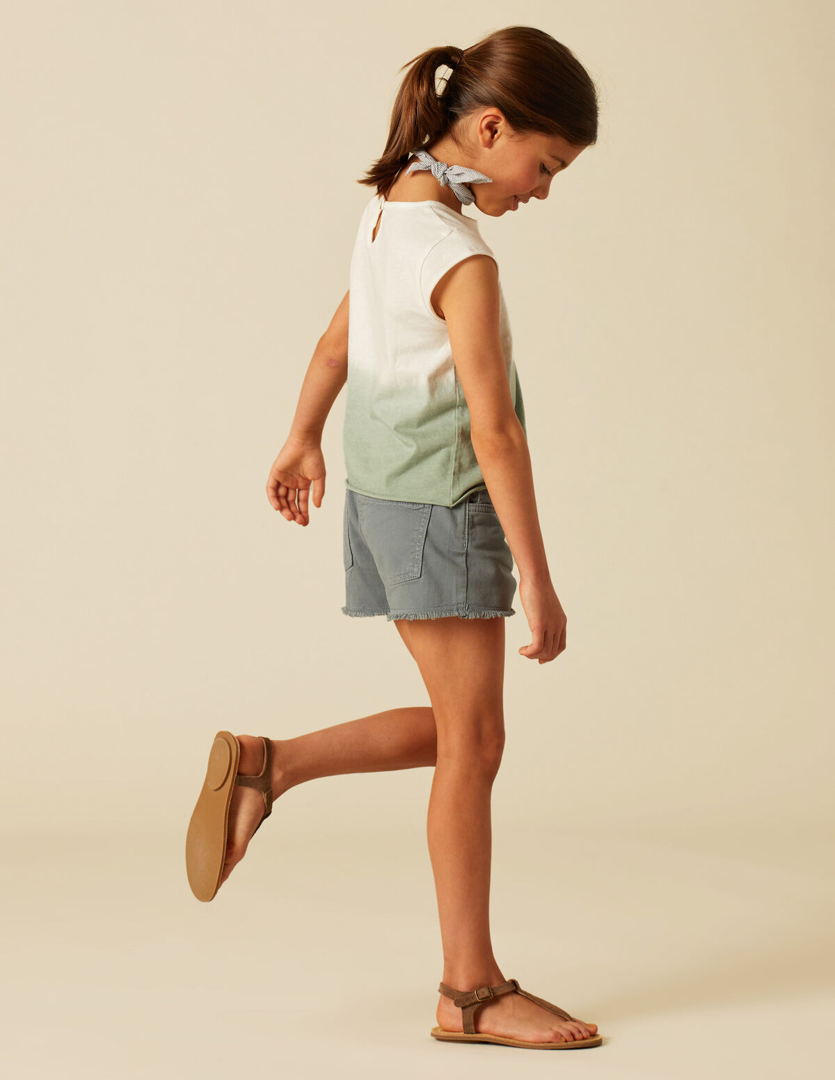 SHORT BOTONES ROSA