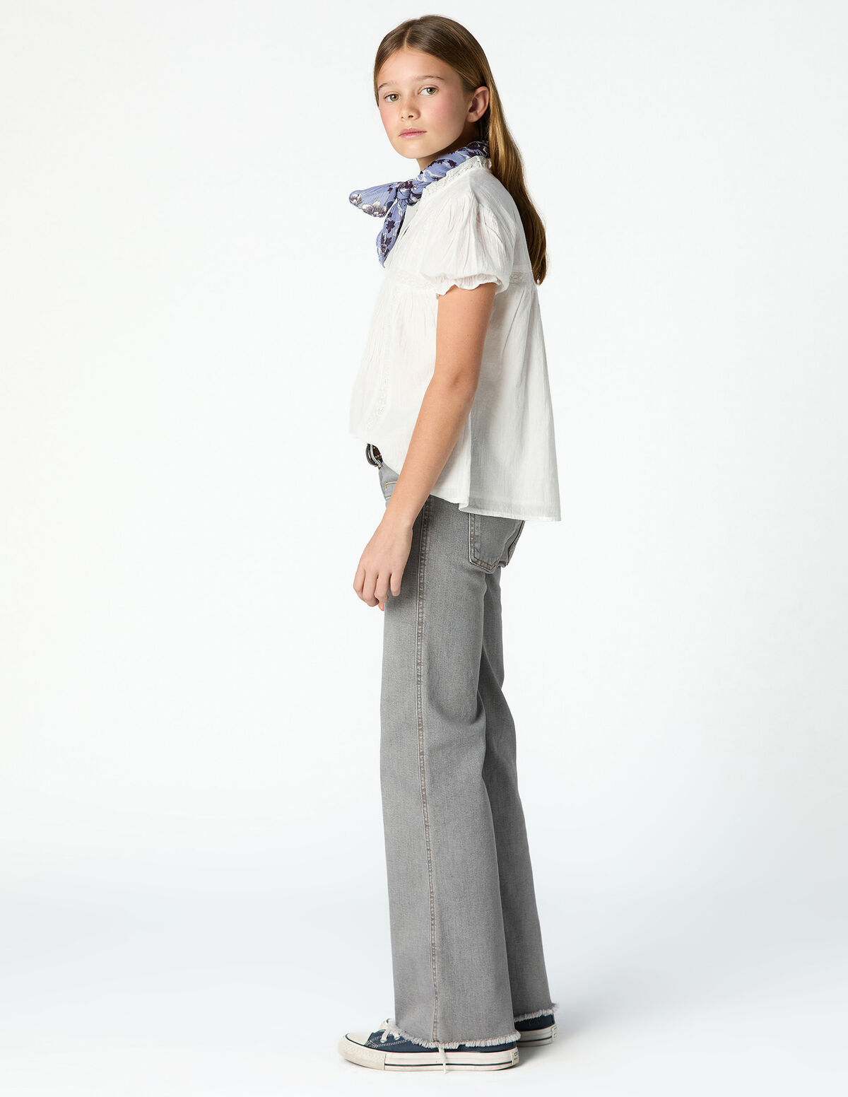 CAMISA RENDA E TUCKS BRANCA