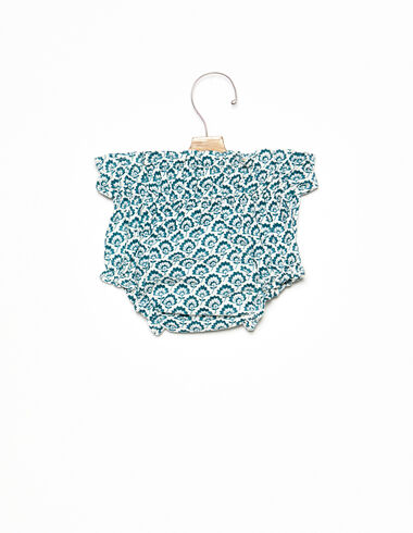 Green lotus flower elasticated bloomers - View all > - Nícoli