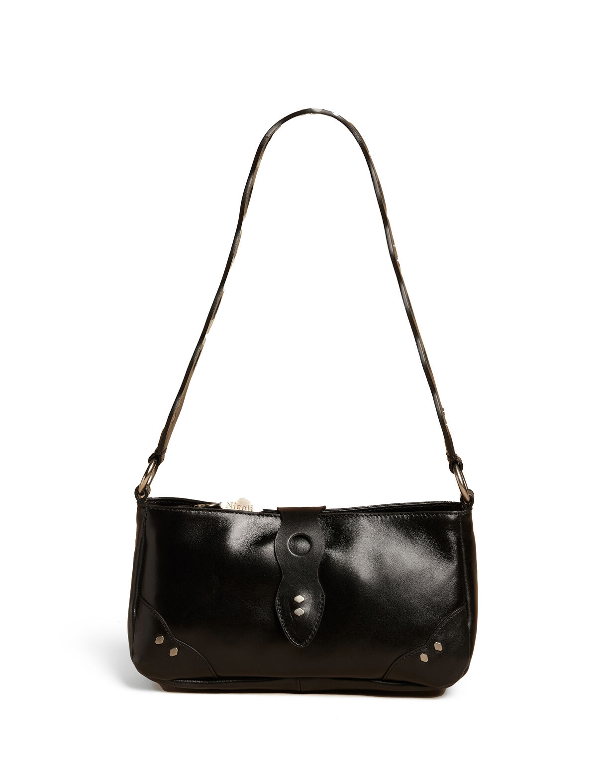 CEINTURE MIX CRO&Ucirc;TE DE CUIR MARRON