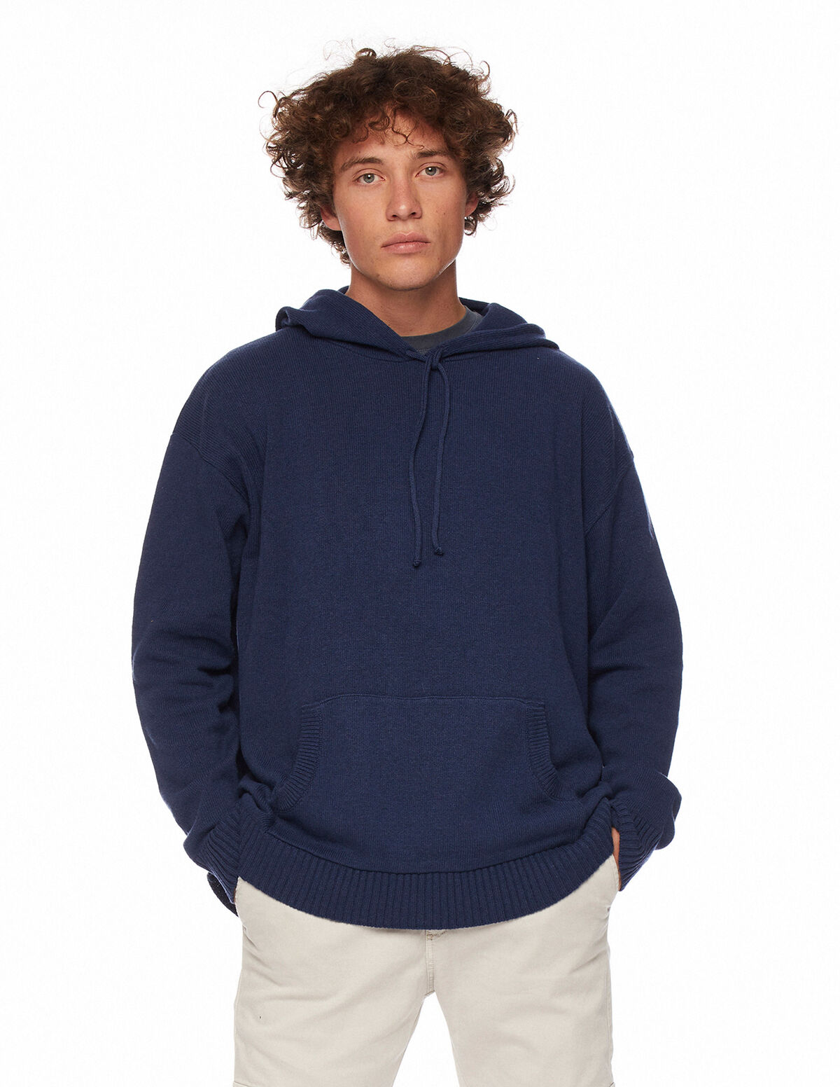 Blue hooded jumper - View all > - Nícoli