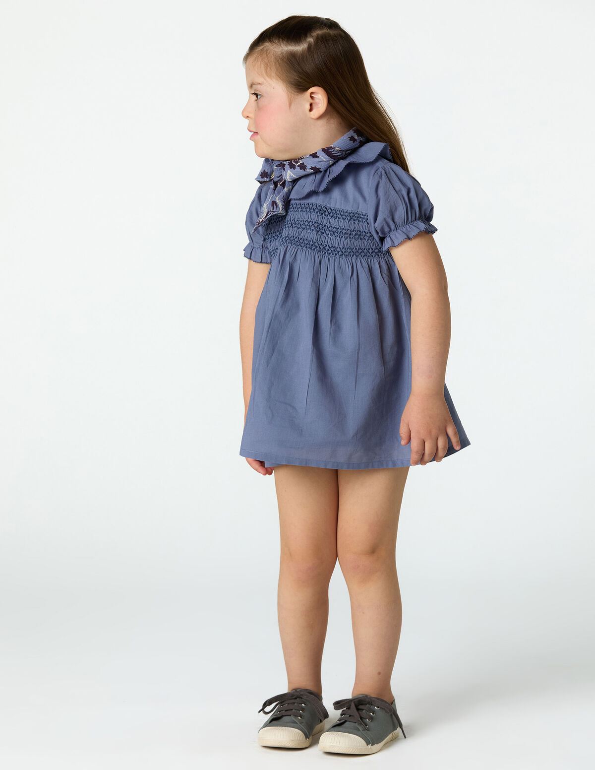 VESTIDO NINHO ANILINE BLUE
