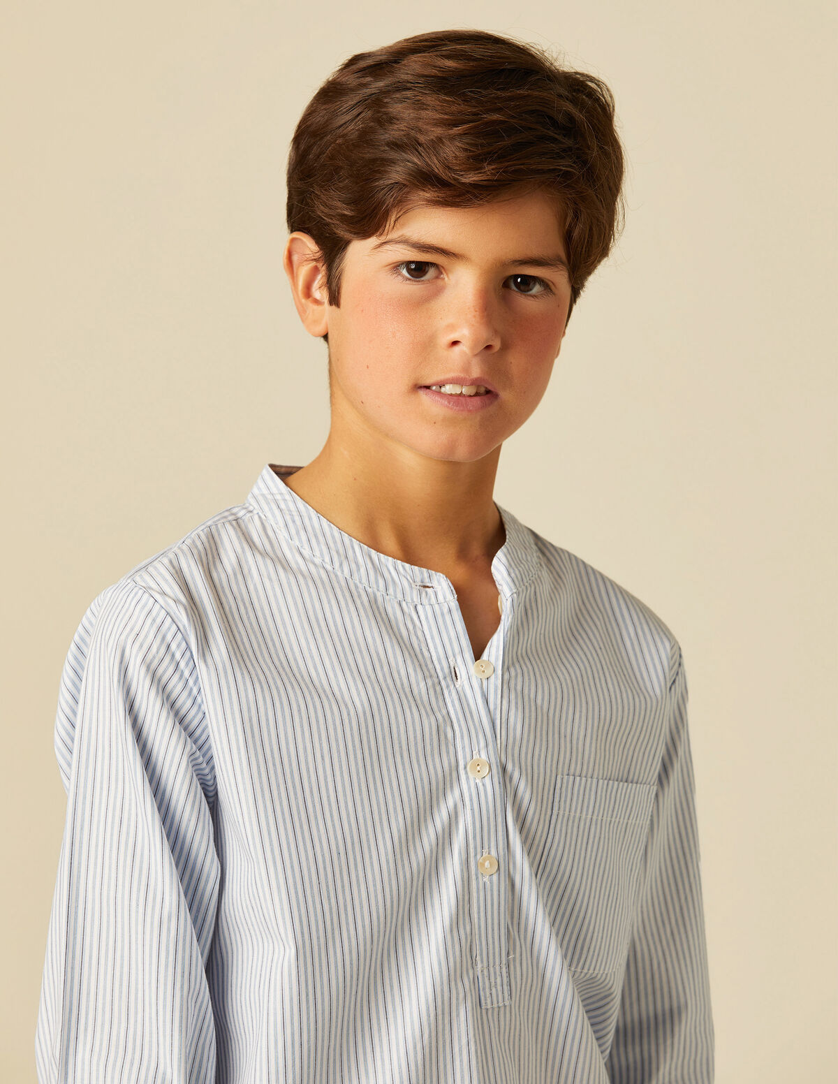 CAMISA RAYAS AZUL