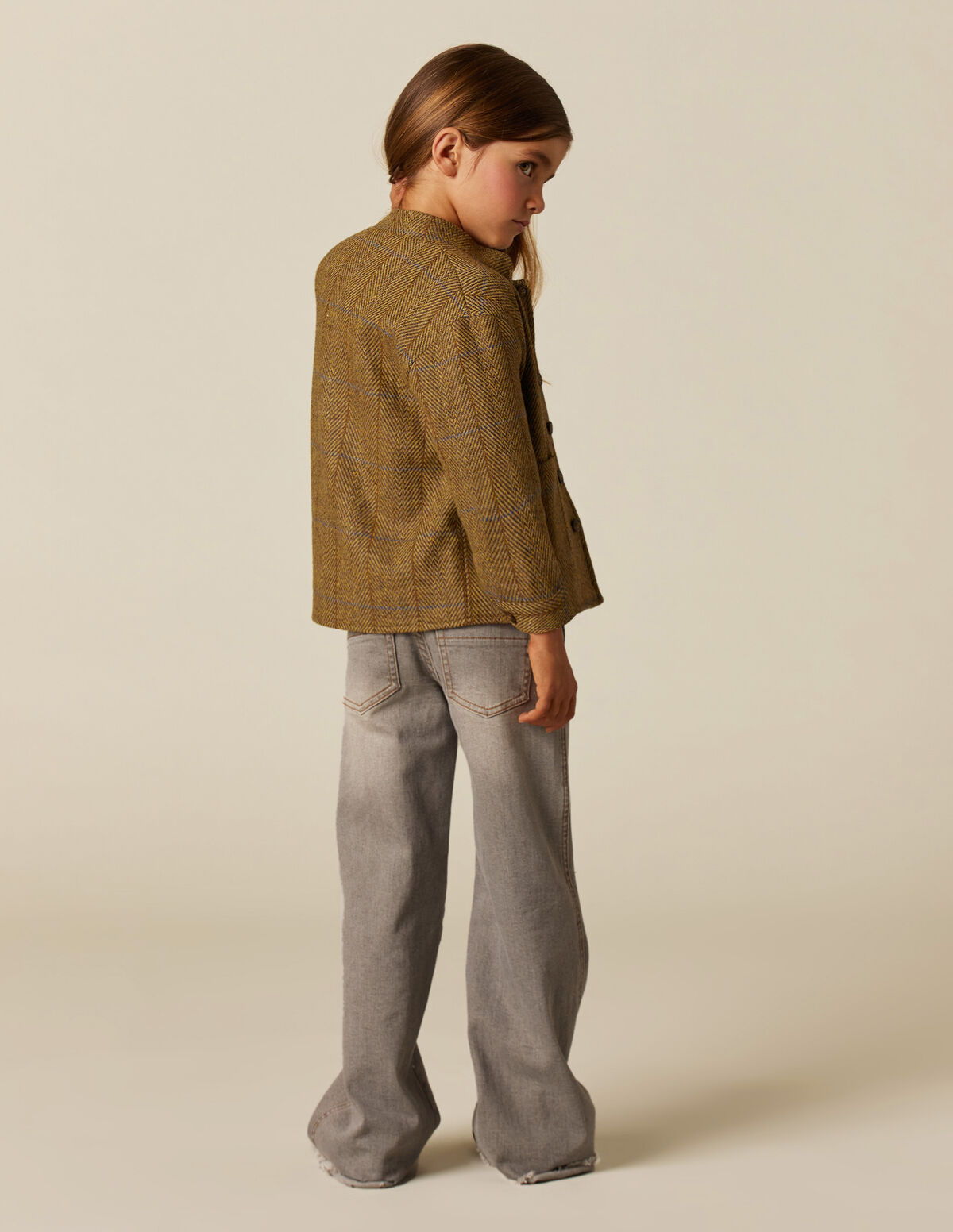 CHAQUETA MAO ESPIGA MARR&Oacute;N