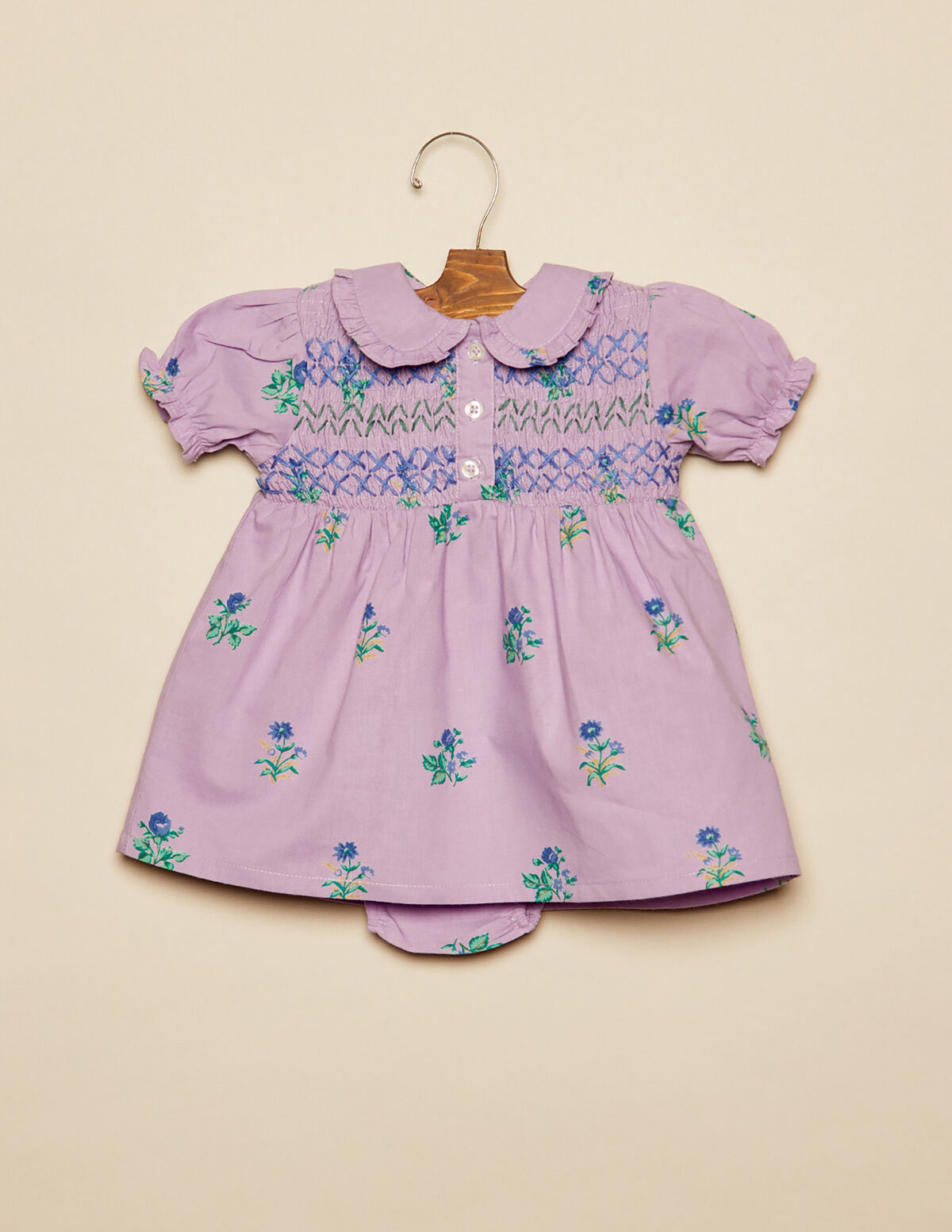 VESTIDO CRUDO FLOR