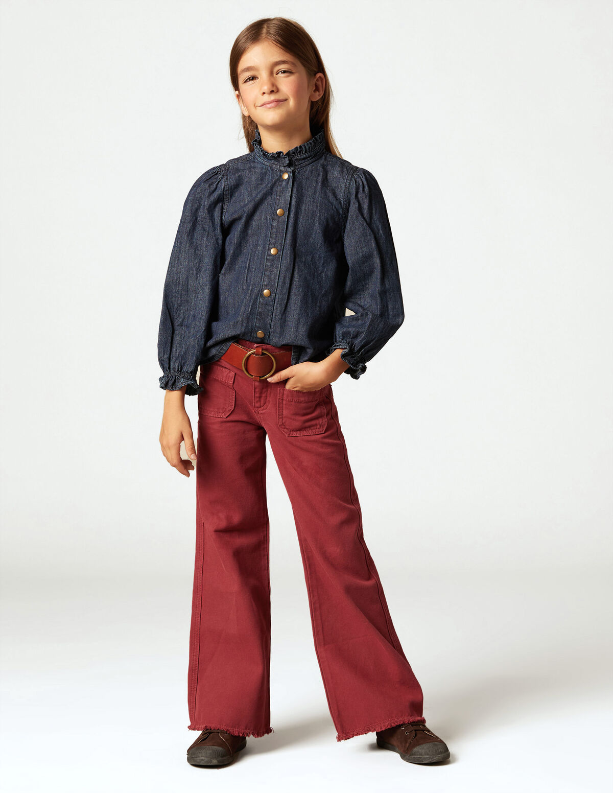 CAL&Ccedil;AS BOLSO INDIAN RED