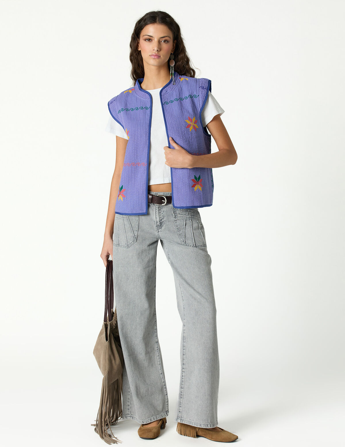 LIGHT GREY POCKET TROUSERS